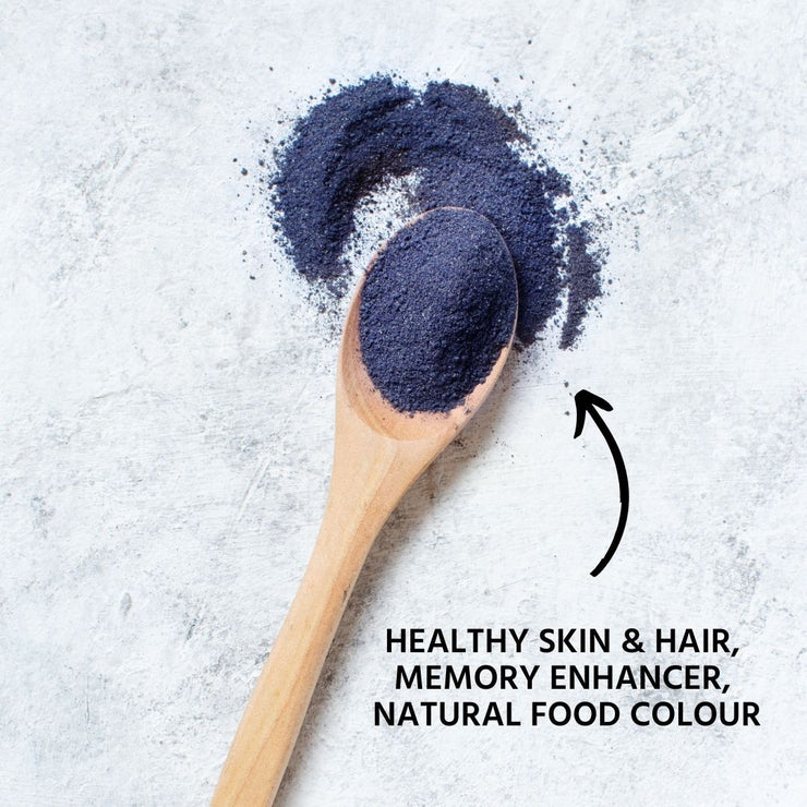 Blue Butterfly Pea Powder -100% Natural - Being Co.