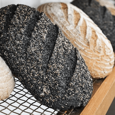 ACTIVATED COCONUT CHARCOAL BREAD