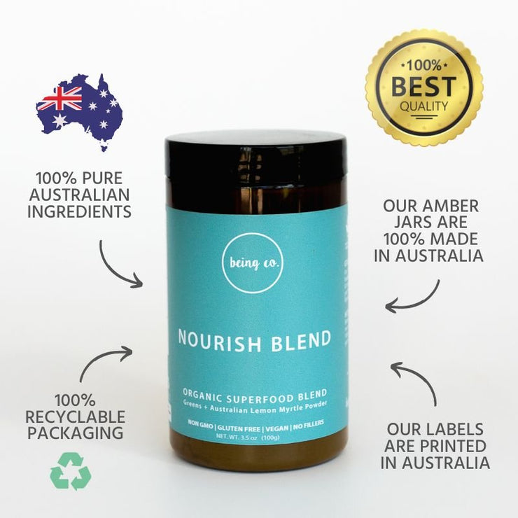 Nourish Powder Blend - 100% Australian - Bulk Refill - Being Co.