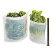 Silicone Food Storage Bags - 3 sizes in pack - FDA & BPA approved - Being Co.