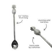 Solid Silver Pineapple Spoon - Small - Being Co.