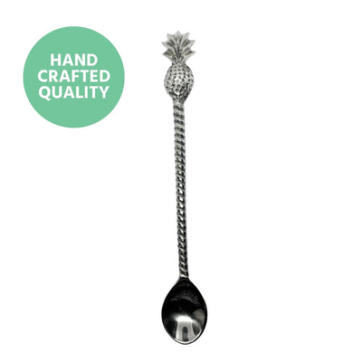 Solid Silver Pineapple Spoon - Tall - Being Co.